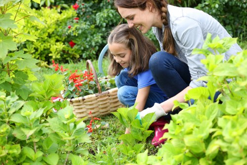 Accessible garden signage and clear pathways
